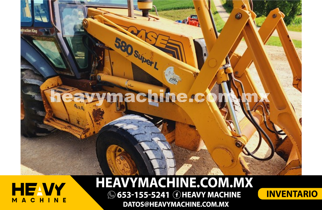 Maquinaria Pesada Retroexcavadora 2001 Case 580 Super L